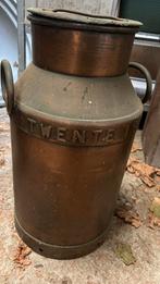 Grote koperen melkbus ‘Twente’ – decoratief en authentiek, Antiek en Kunst, Ophalen of Verzenden, Koper