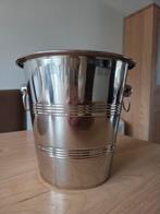 Mooie RVS Champagne/wijnkoeler, Ophalen, Nieuw, Minder dan 5 flessen, Metaal
