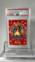 1996 Bandai Carddass Vending Charizard #000 Trainer - PSA 4, Ophalen, Nieuw, Losse kaart, Foil