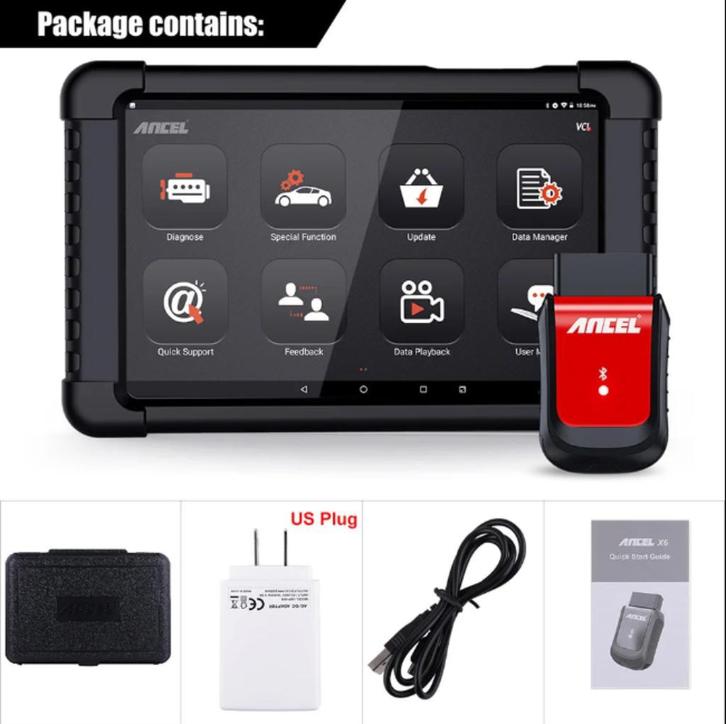 OBD Scanner - OBD2 - Auto Scanner - Auto uitlezen - X6 US, Auto diversen, Autogereedschap, Nieuw, Verzenden
