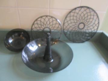 Retro Space Age Vaas Rozensteker Schumm Plastic 17,5 cm beschikbaar voor biedingen