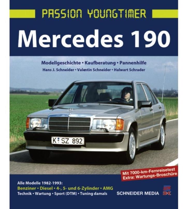 Mercedes 190 Passion Youngtimer, Auto diversen, Handleidingen en Instructieboekjes, Verzenden
