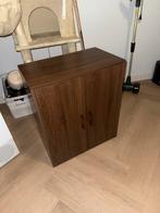 Schoenenkast walnoot bruin, Ophalen of Verzenden, Zo goed als nieuw