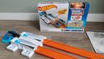 3 Hot wheels sets en 3 auto's, Zo goed als nieuw, Ophalen, Handmatig, Racebaan