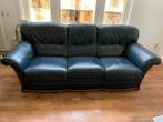Alberto Nieri designer bank donker blauw leder, Ophalen, Minder dan 75 cm, Leer, Zo goed als nieuw
