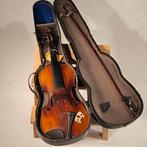 Oude 4/4 viool in handgemaakte koffer, Muziek en Instrumenten, Ophalen of Verzenden, Onbekend, Onbekend, Onbekend