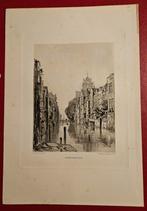 Gravure Dordrecht, Antiek en Kunst, Kunst | Etsen en Gravures, Ophalen of Verzenden