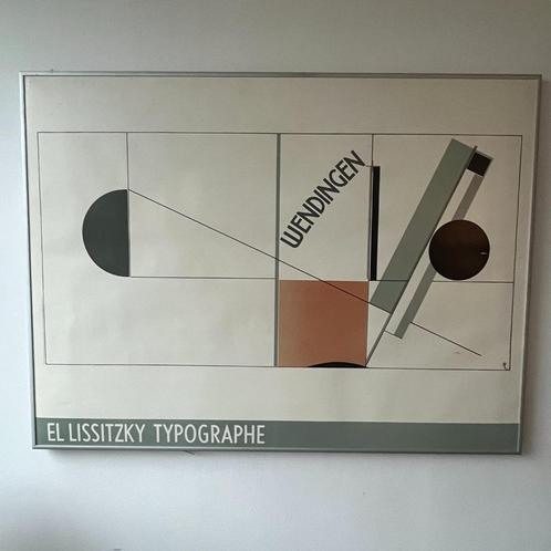poster cover Wendingen 1921 El Lissitzky 1984 Art Unlimited, Antiek en Kunst, Kunst | Overige Kunst, Ophalen of Verzenden