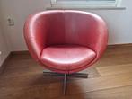 2 stokke varier planet onbehaldeld leer, Huis en Inrichting, Fauteuils, Ophalen, Gebruikt, Leer
