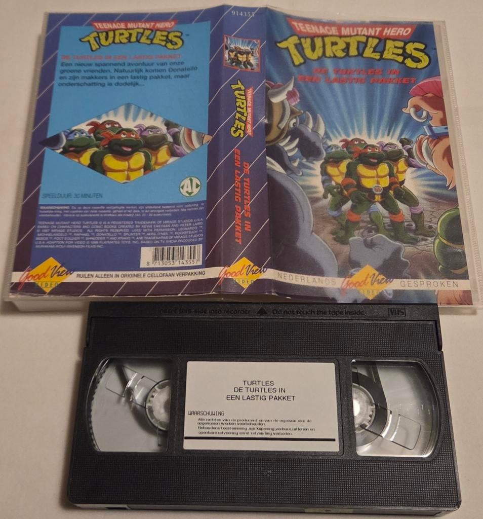 Teenage Mutant Hero Turtles De Turtles In Een Lastig Pakket, Alle leeftijden, Ophalen of Verzenden, Zo goed als nieuw