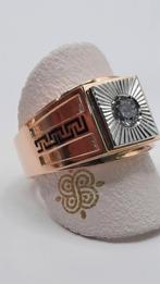 gouden heren ring 14kt, Sieraden, Tassen en Uiterlijk, Ringen, Heer, Www.bredajuwelier.nl, Nieuw, Ophalen of Verzenden