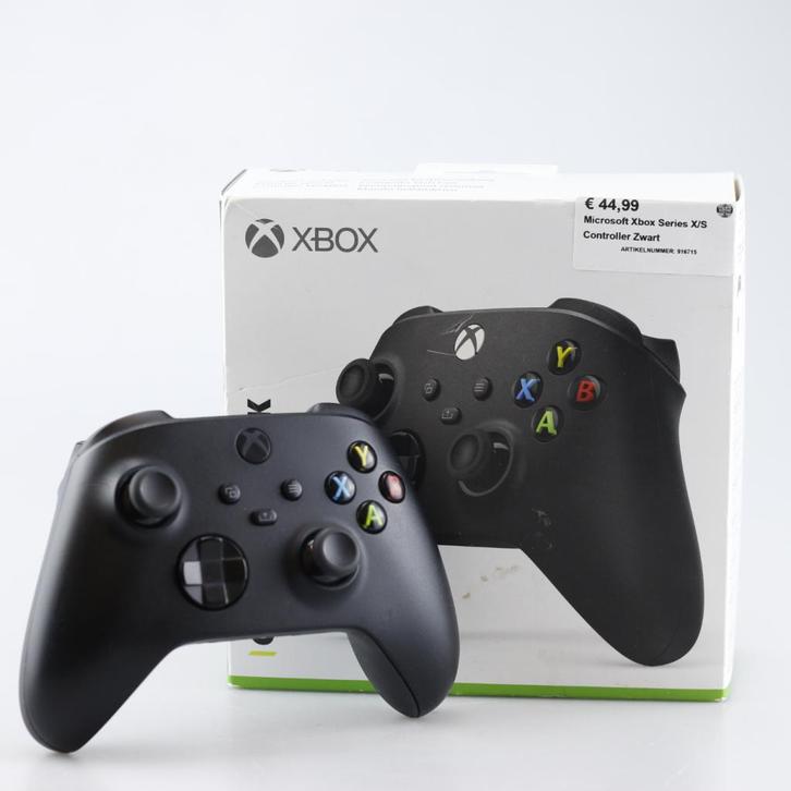 Microsoft Xbox Series X/S Controller Zwart, Spelcomputers en Games, Spelcomputers | Xbox | Accessoires, Zo goed als nieuw