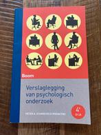 Verslaglegging van psychologisch onderzoek, Ophalen of Verzenden, Zo goed als nieuw, Peter A Starreveld