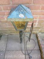 buitenlamp lantaarn ijzer jaren 50, Gebruikt, Wandlamp, Ophalen of Verzenden, Netvoeding
