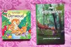 kinderboeken; Oerwoud kijk & voel en Letterdieren, volgnr 3, Ophalen of Verzenden, Zo goed als nieuw