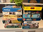 14 complete puzzels, 500, 750 en 1000 stukjes, Hobby en Vrije tijd, Ophalen of Verzenden, 500 t/m 1500 stukjes, Gebruikt, Legpuzzel