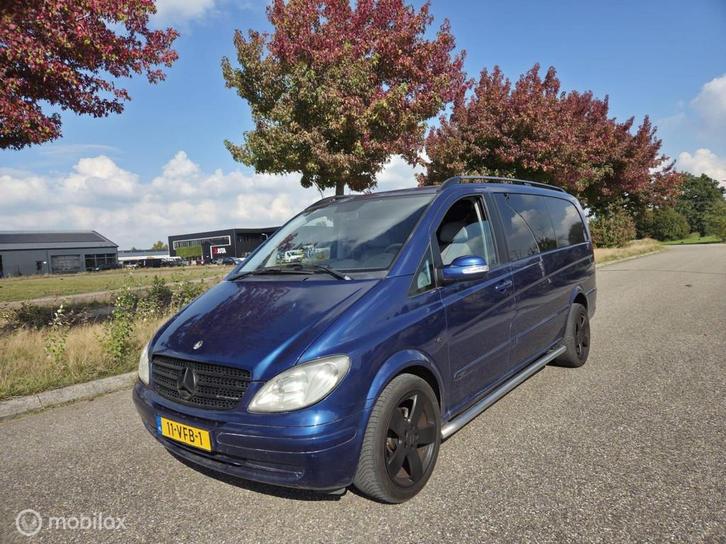 Mercedes Viano 3.0 CDI DC Trend Lang V6 Dubbel cabine export, Auto's, Bestelauto's, Bedrijf, Te koop, ABS, Airbags, Airconditioning