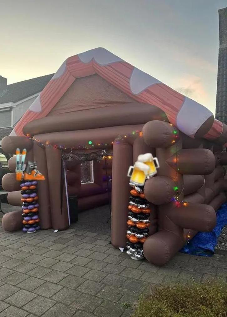 Après ski tent opblaasbaar te huur, Hobby en Vrije tijd, Overige Hobby en Vrije tijd, Zo goed als nieuw, Ophalen