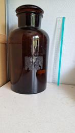 Vintage glazen apothekers potten  groot !, Ophalen of Verzenden