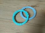 2 sensorische bijtringen 100% silicone, Ophalen of Verzenden, Zo goed als nieuw, Overige typen