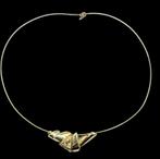 Modernistische Gouden Design Ketting, Verzenden, ., Zo goed als nieuw, .