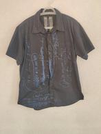 042. Desigual overhemd - korte mouwen - XL, Desigual, Zwart, Ophalen of Verzenden, Zo goed als nieuw