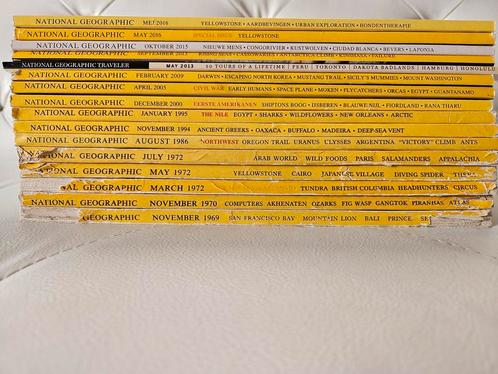 National Geographic tijdschrift 16x van 1969 - 2016, Boeken, Tijdschriften en Kranten, Gelezen, Wetenschap en Natuur, Ophalen of Verzenden