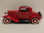 Ford 1932 3 Window Coupe rood Legend metal nobox 1:18 KRD, Hobby en Vrije tijd, Modelauto's | 1:18, Ophalen of Verzenden, Zo goed als nieuw