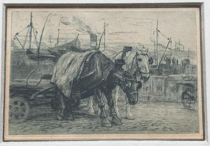 Ets van Waalko Jans Dingemans (Sr.) (1773-1925), Antiek en Kunst, Kunst | Etsen en Gravures, Verzenden