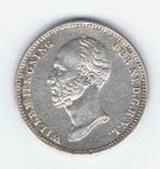 18-1051 Nederland 25 cent 1848., Postzegels en Munten, Munten | Nederland, Zilver, Koning Willem II, Losse munt, 25 cent