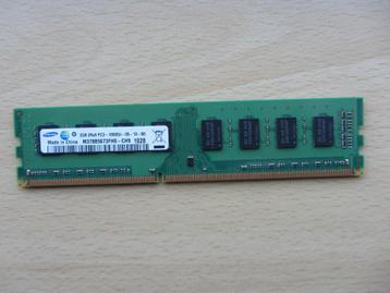 Samsung 2GB PC3-10600 DDR3-1333MHz non-ECC Unbuffered CL9 beschikbaar voor biedingen