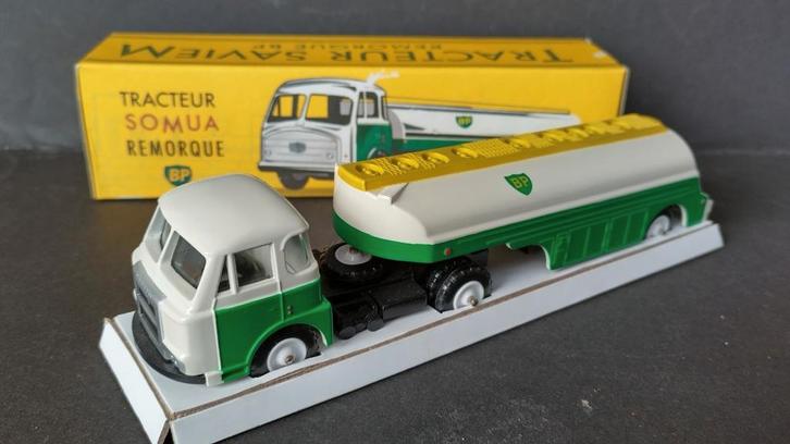 Saviem Somua Remorque BP 1:50 CIJ Norev Pol, Hobby en Vrije tijd, Modelauto's | 1:50, Nieuw, Bus of Vrachtwagen, Verzenden