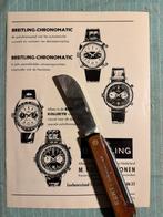 Advertentie 1972 Breitling Chronomatic Navitimer, Verzenden, 1960 tot 1980, Nederland, Knipsel(s)