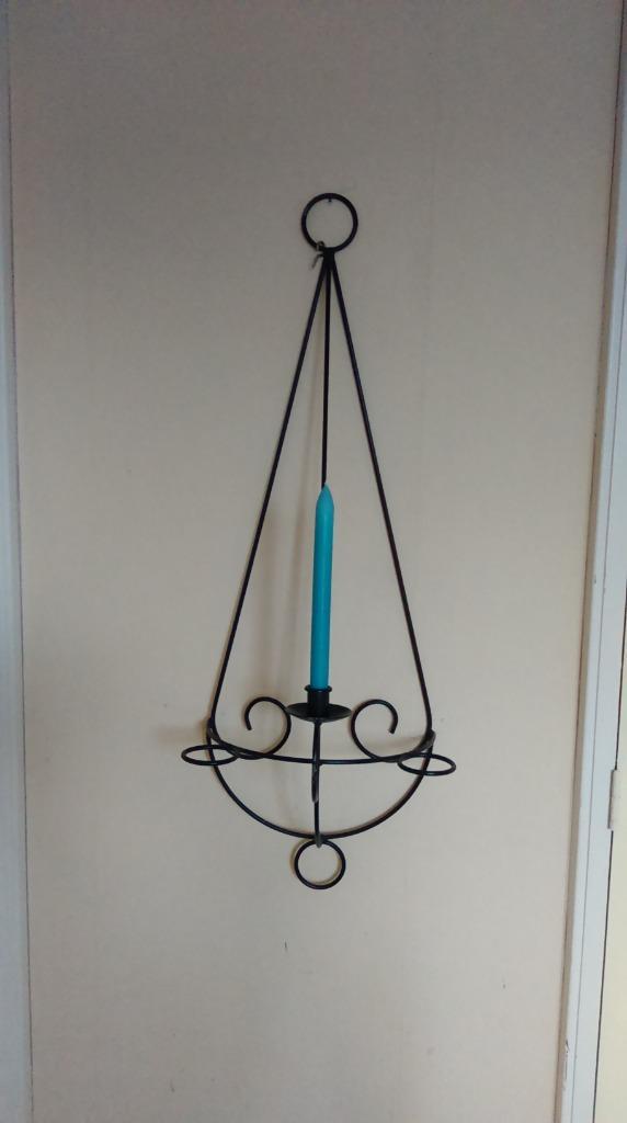 kandelaar voor aan de muur / wandkandelaar, grote, Huis en Inrichting, Woonaccessoires | Kandelaars en Kaarsen, Zo goed als nieuw