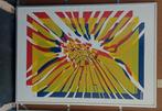 Zeefdruk Lithografie abstract 1982, Verzenden