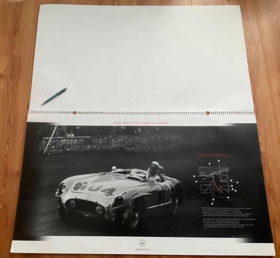 MERCEDES SLR McLaren - Groot Formaat 100x58cm, Ophalen, Maandkalender, Gebruikt