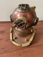 Vintage koperen duikhelm – groot, Antiek en Kunst, Ophalen of Verzenden