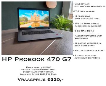 Nette, vlotte Laptop, groot scherm met Windows 11 & Office21 beschikbaar voor biedingen