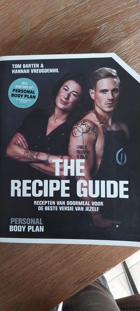 Gezond receptenboek - Personal Body Plan, Boeken, Hoofdgerechten, Tom Barten & Hannah Vreugdenhil, Ophalen of Verzenden, Zo goed als nieuw