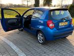 Chevrolet Aveo 1.2 16V 3D 2008 Blauw, Auto's, Voorwielaandrijving, Aveo, 4 cilinders, Origineel Nederlands