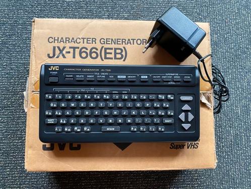 JVC JX-T66 Character Generator met adapter, handleid. & doos, Audio, Tv en Foto, Overige Audio, Tv en Foto, Zo goed als nieuw