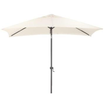 Nieuwe Balkonparasol 150x250 cm (Off White) + voet + hoes beschikbaar voor biedingen