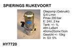 Oliepomp 24 V 200 bar tank 1L Oilpump hydrauliek pomp, Doe-het-zelf en Verbouw, Niet ingevuld, Niet ingevuld, Nieuw, Ophalen of Verzenden