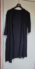 Zwarte 2-delige set met witte details - Maat L, Zwart, Maat 42/44 (L), Nieuw, Ophalen of Verzenden