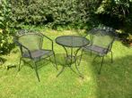 👑 Royal Garden ijzeren TUINSET 2x stoelen tafeltje terras, Tuin en Terras, Tuinsets en Loungesets, Overige materialen, Gebruikt