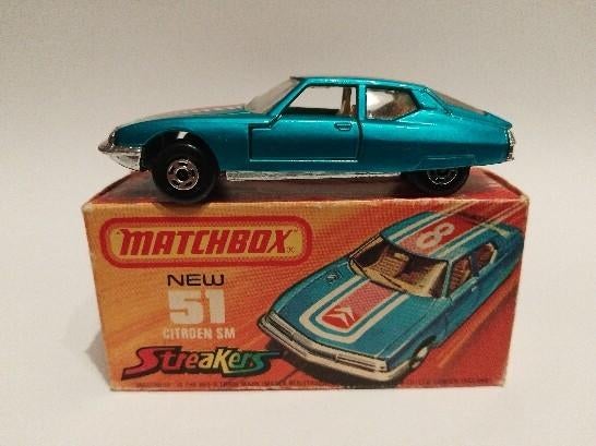 Matchbox #51 & #12 Citroen SM Streakers en Citroen CX  3INCH, Ophalen of Verzenden, Zo goed als nieuw, Auto