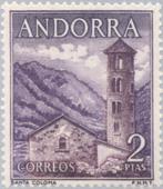 17-04 Spaans Andorra MI 62 ongebruikt, Postzegels en Munten, Ophalen of Verzenden, Overige landen