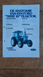 Folder de anatomie van een FORD Serie  10 traktor ,trekker, Ophalen of Verzenden, Zo goed als nieuw, Folder
