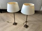 Set van 2 Tafellampen - Modern Design, Ophalen, Zo goed als nieuw, Metaal, Minder dan 50 cm