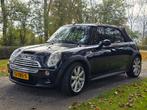 Mini 1.6 16V Cooper S Cabrio ‘07 Zwart nieuwe motor!, Auto's, Voorwielaandrijving, 65 €/maand, Zwart, 4 cilinders